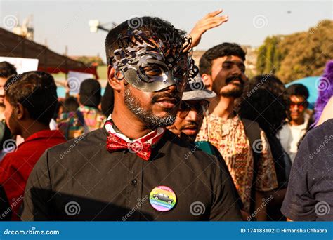 Mumbai India FEB Hundreds Of Members Of The Gay Community Take Part In The Mumbai