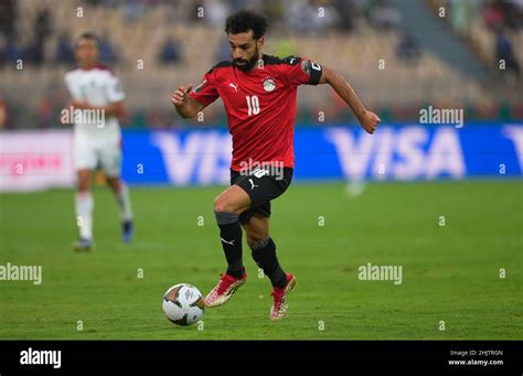 yaounde cameroon january   mohamed salah captain  egypt