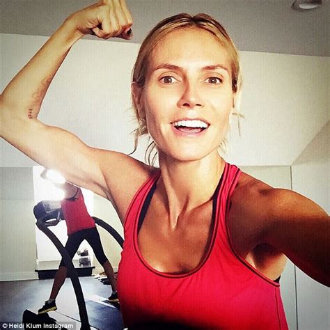 Make Up Free Heidi Klum Shows Off Incredible Bikini Body As She