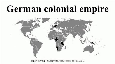 German Colonial Empire Detailed Information Photos Videos