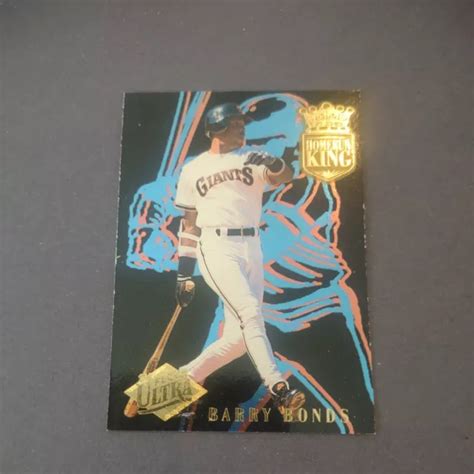 Barry Bonds Fleer Ultra Homerun King San Francisco Giants Eur