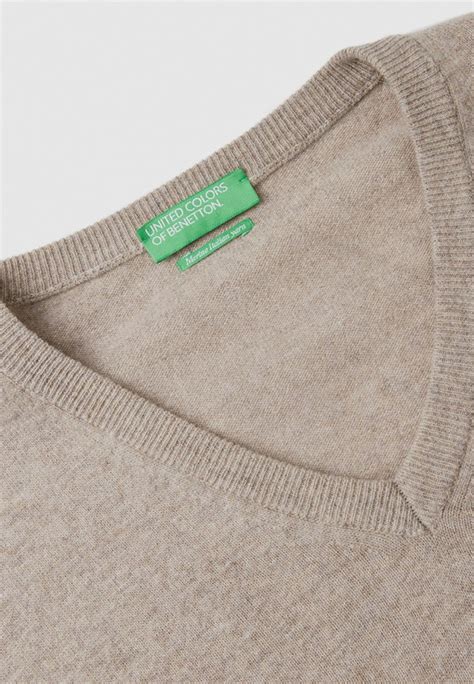 Пуловер United Colors of Benetton, цвет: бежевый, RTLACY833801 — купить ...