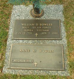 William D Bowles 1931 1992 Find A Grave Memorial