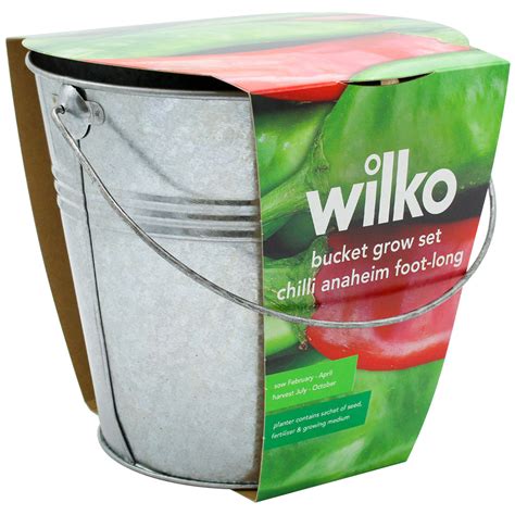 Wilko Foot Long Chilli Grow Bucket Wilko