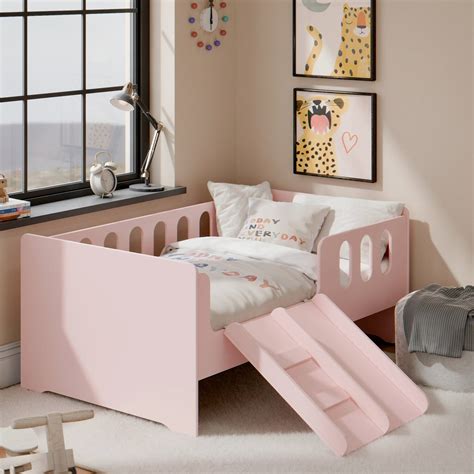Cama Montessoriana Com Escorregador - Cama Infantil Montessoriana Quarto de Criança com Escada Escorregador ...