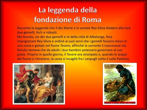 Ppt La Leggenda Della Fondazione Di Roma Powerpoint Presentation