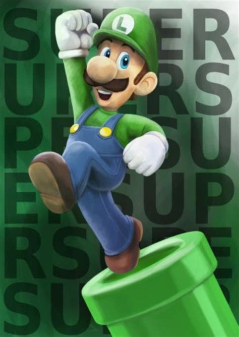 Luigi, Super Mario World | Super mario art, Super mario and luigi ...