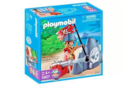 PLAYMOBIL 5807 PIRAT Mit Kanone Selten USA NEU OVP EUR 20 00