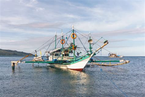 A Traditional Philippine Fishing Boat Stock Photo Image Of Banca