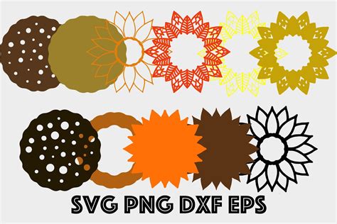 2227+ Free Layered Sunflower Svg - SVG Bundles