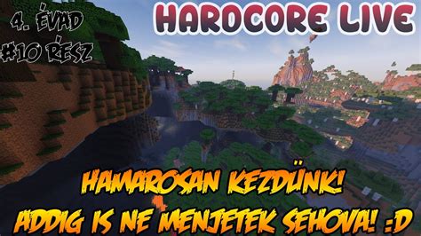 Minecraft HARDCORE LIVE 4 évad 10 rész Öljük meg azt a Withert YouTube