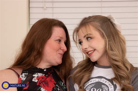 Mature Sapphic Joy Mature NL Blonde Gabie MJay Divine Porn Pic