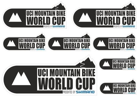 Uci World Cup Custom Stickers For Mtb Road Bike Frame Decals Adhesive 8