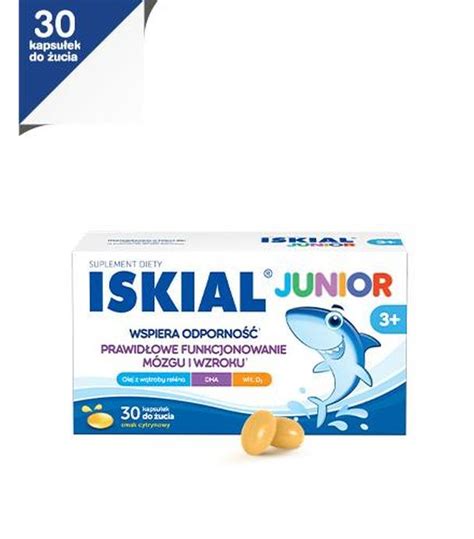 ISKIAL JUNIOR kapsułki do żucia 30 kapsułek