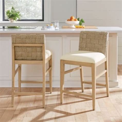 Upholstered counter stools sure to elevate your kitchen!