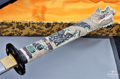 Самурайская катана Белый Дракон купить | Магазин сувенирного оружия ...