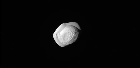 Pan, Moon of Saturn, Looks Like a Cosmic Ravioli (or Maybe a Walnut ...