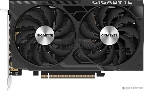 GIGABYTE GeForce RTX 4060 Ti 8GB WINDFORCE OC Benchmark y Comparación GPU
