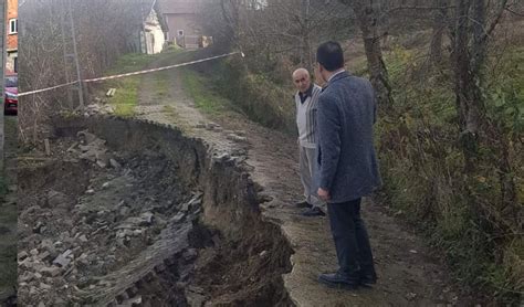 Kaymakam Muhammed Evlice Devrekte Heyelan B Lgesini Inceledi