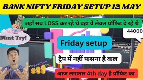 Bank Nifty Best Setup For Option Buyer Friday 12 May 2023 Option