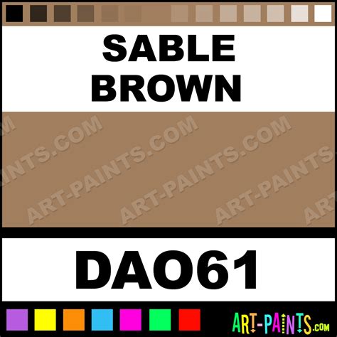 Sable Brown Americana Acrylic Paints - DAO61 - Sable Brown Paint, Sable ...