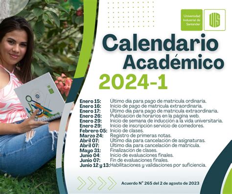 Estudiante Uis Este Es El Calendario Acad Mico Para El Periodo