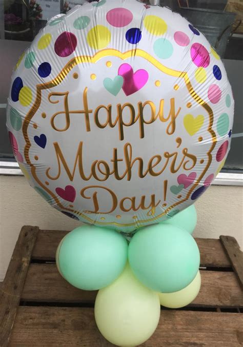 Mothers Day Balloon On 4inch Balloon Stand Nuxley Road Florist