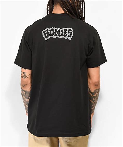 Dga Homies Group Black T Shirt