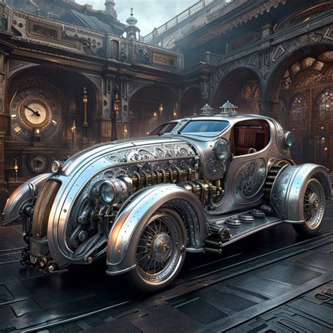 Steampunk Car Ai Generated Artwork Nightcafe Creator