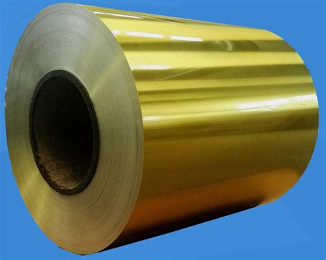 Alloy Yellow Hydrophilic Aluminum Fin Stock For Air Conditioner