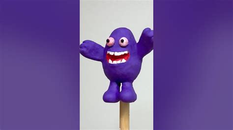 I Made A Grimace Shake👿min Clay Subscribe And Like🔥grimace