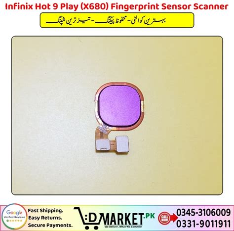 Infinix Hot 9 Play X680 Fingerprint Sensor Scanner 2025 Exclusive
