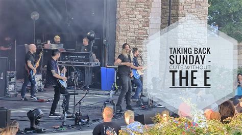 Taking Back Sunday Plays Cute Without The E Live At Sandy