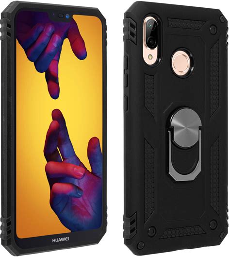 Avizar Hybrid Handyhülle mit Ring Halterung für Huawei P20 Lite