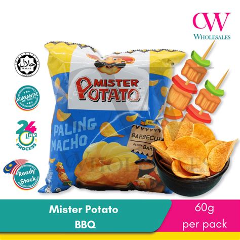 Mister Potato Bbq Honey Cheese Hot Spicy Tomato Original 60g 90g Shopee Malaysia