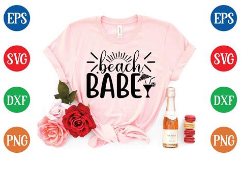 Beach Babe Svg Graphic By Designeasy Creative Fabrica