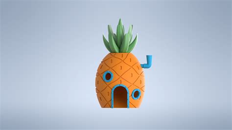 STL file Spongebob pineapple house・3D printer design to download・Cults