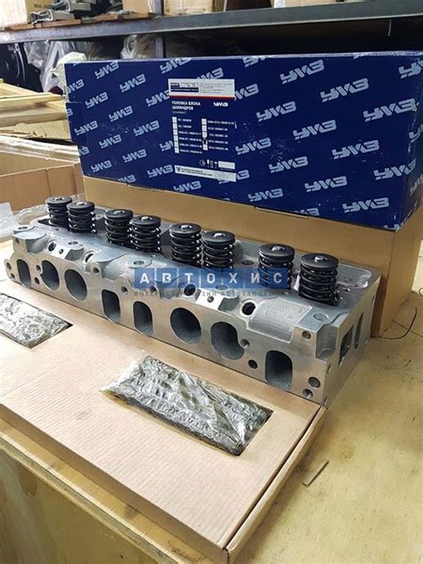 Головка блока ГБЦ УМЗ-4216 Е-3 Е-4 в сборе Соболь под ГАЗ (ГБО) 4216. ...