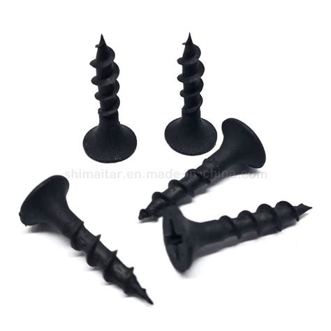 Gypsum Board Black Screw Low Price Drywall Screws C1022 China Black