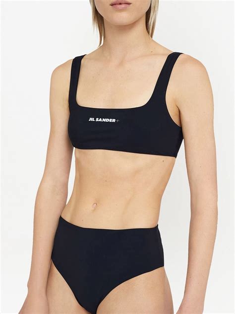 Jil Sander Square Neck Bikini Set Farfetch