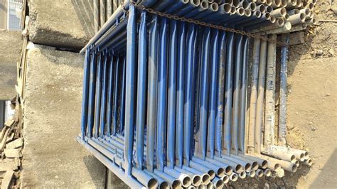 Color Galvanized Blue H Frame Scaffolding For Construction Industry At