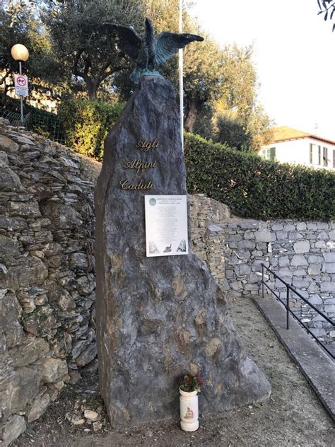 Monumento Dedicato Agli Alpini Caduti Di Pieve Ligure Pietre Della