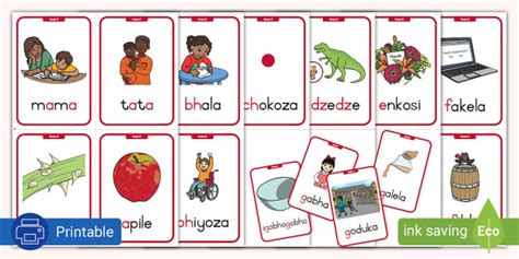 Izandi Phonics IsiXhosa Flashcards Profesor Hizo