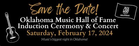 Oklahoma Music Hall of Fame Induction Ceremony & Concert - Visit Muskogee