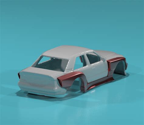 Fichier STL Hot Wheels Mercedes E500 Custom Wide KitDesign imprimable en 3D à téléchargerCults