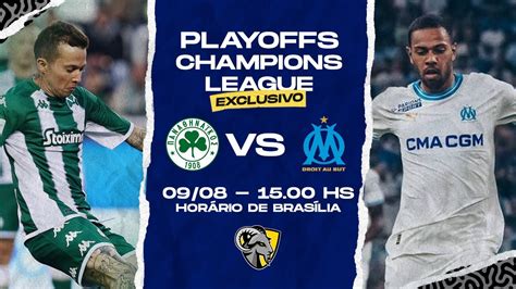 Jogo Completo Panathinaikos X Olympique De Marseille Playoffs