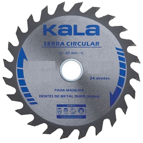 Disco De Serra Circular Para Madeira 110mm 4 3 8 24 Dentes Kala Submarino