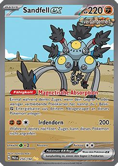 Sandfell Ex Paradoxrift Sammelkarten Datenbank Pokemon De