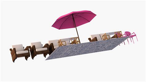 3D Model Patio Furniture - TurboSquid 2106541