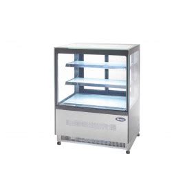 Vitrine réfrigérée droite écolo 290L ext Inox Vitrine de comptoir